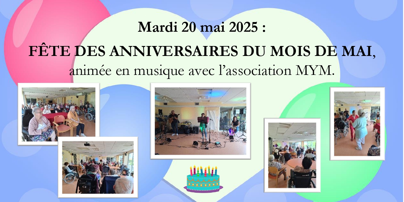 Fête des anniversaires du moi de mai