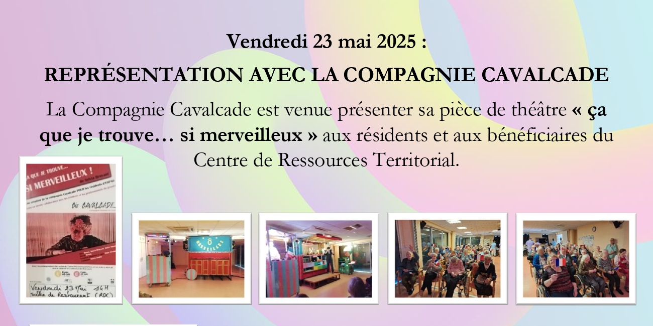Représentation théâtrale avec la compagnie Cavalcade