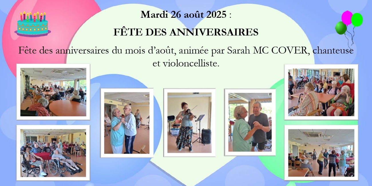 Fête des anniversaires d'août