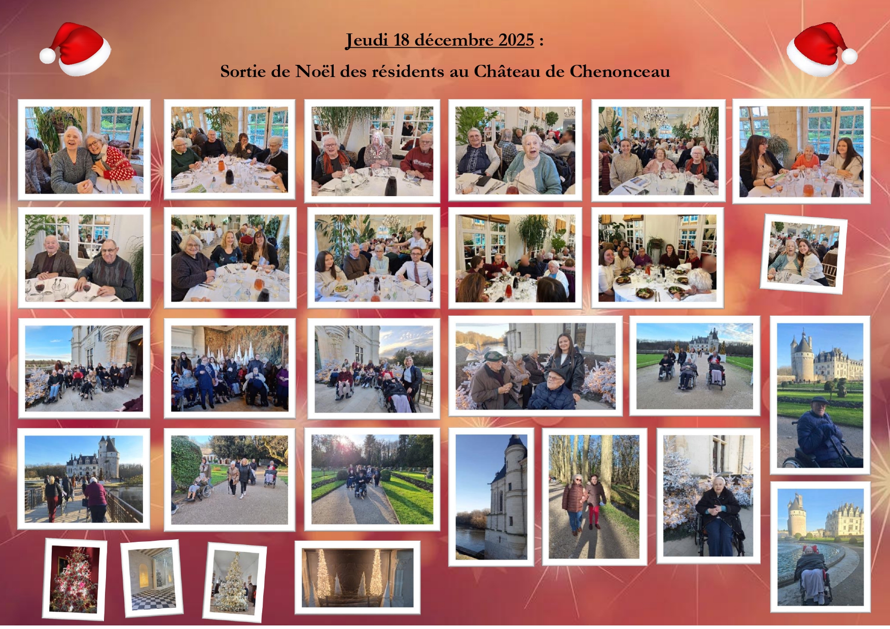 Sortie de Noël au Château de Chenonceau