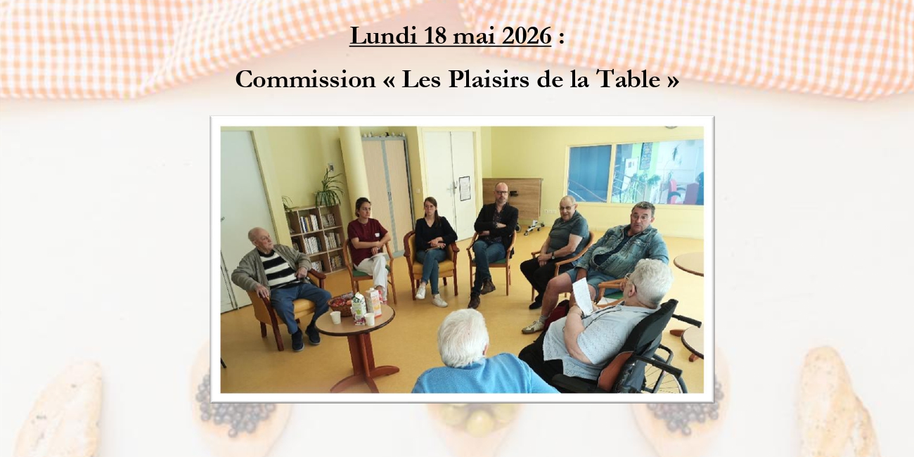 Commission "Les Plaisirs de la Table"