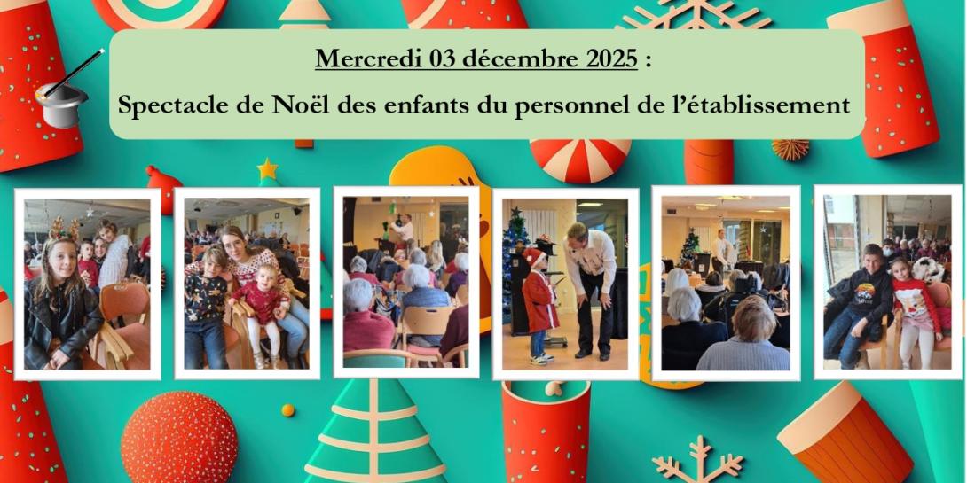 Spectacle de Noël des enfants du personnel