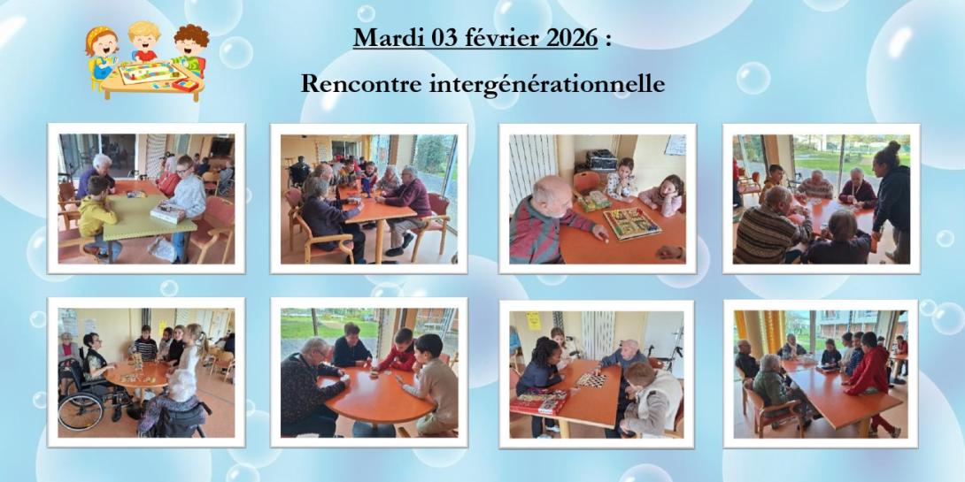 Rencontre intergénérationnelle