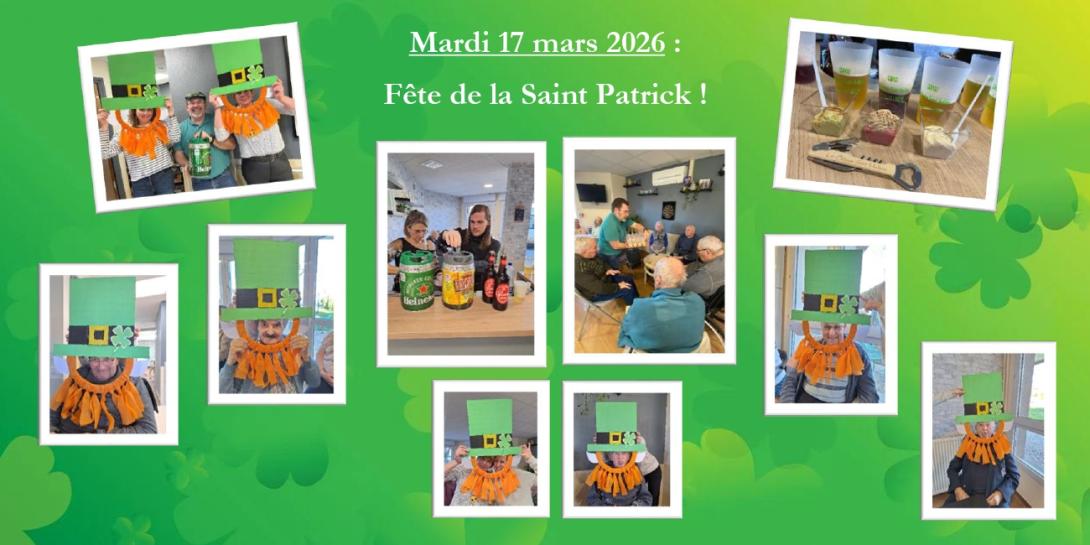 Fête de la Saint Patrick !