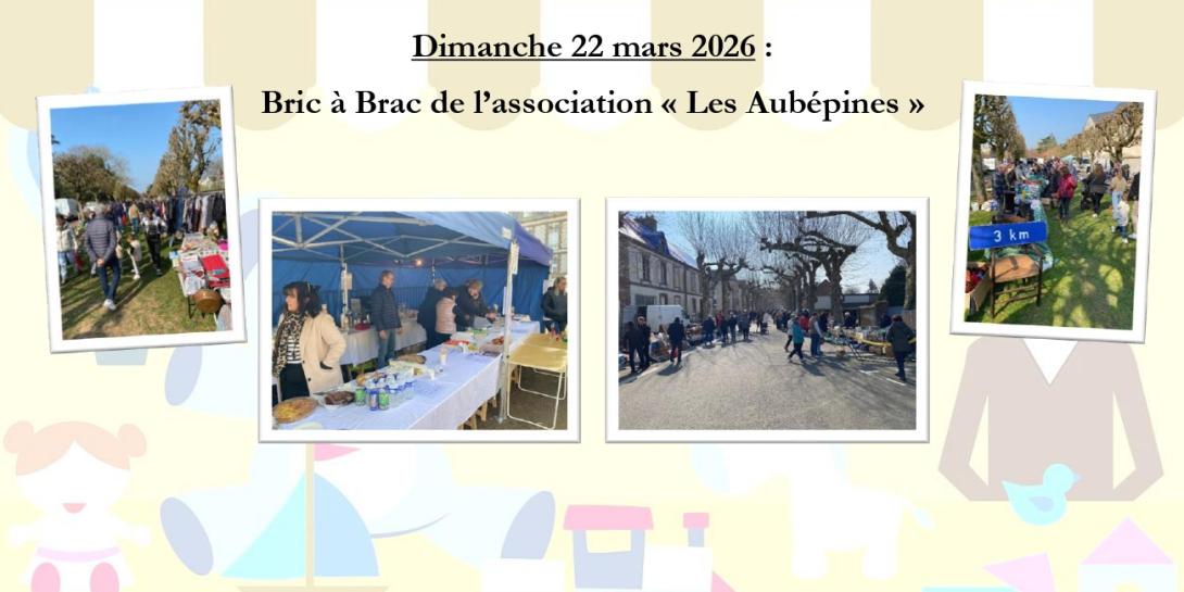 Bric à Brac de l'association "Les Aubépines"